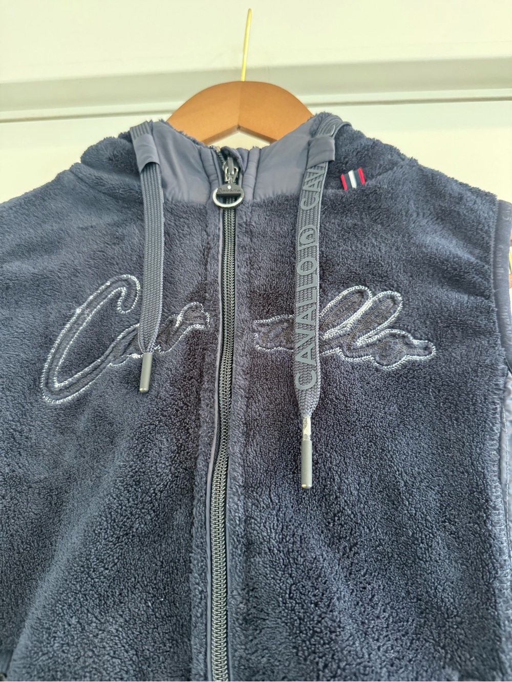 Cavallo Belana Faux Fur Equestrian Riding Gilet Vest Blue - Size EU 36 / US S - Picture 3 of 12